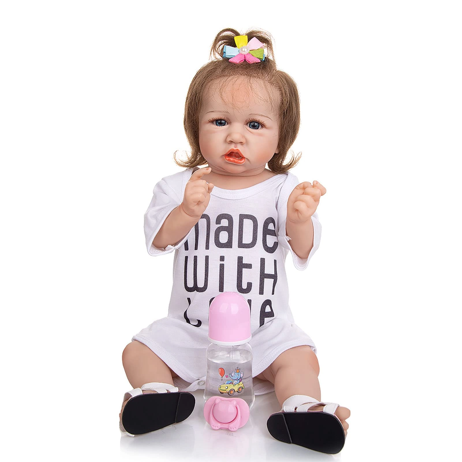 Reborn Baby Doll - 22 Inch Vinyl Girl Ages 3+