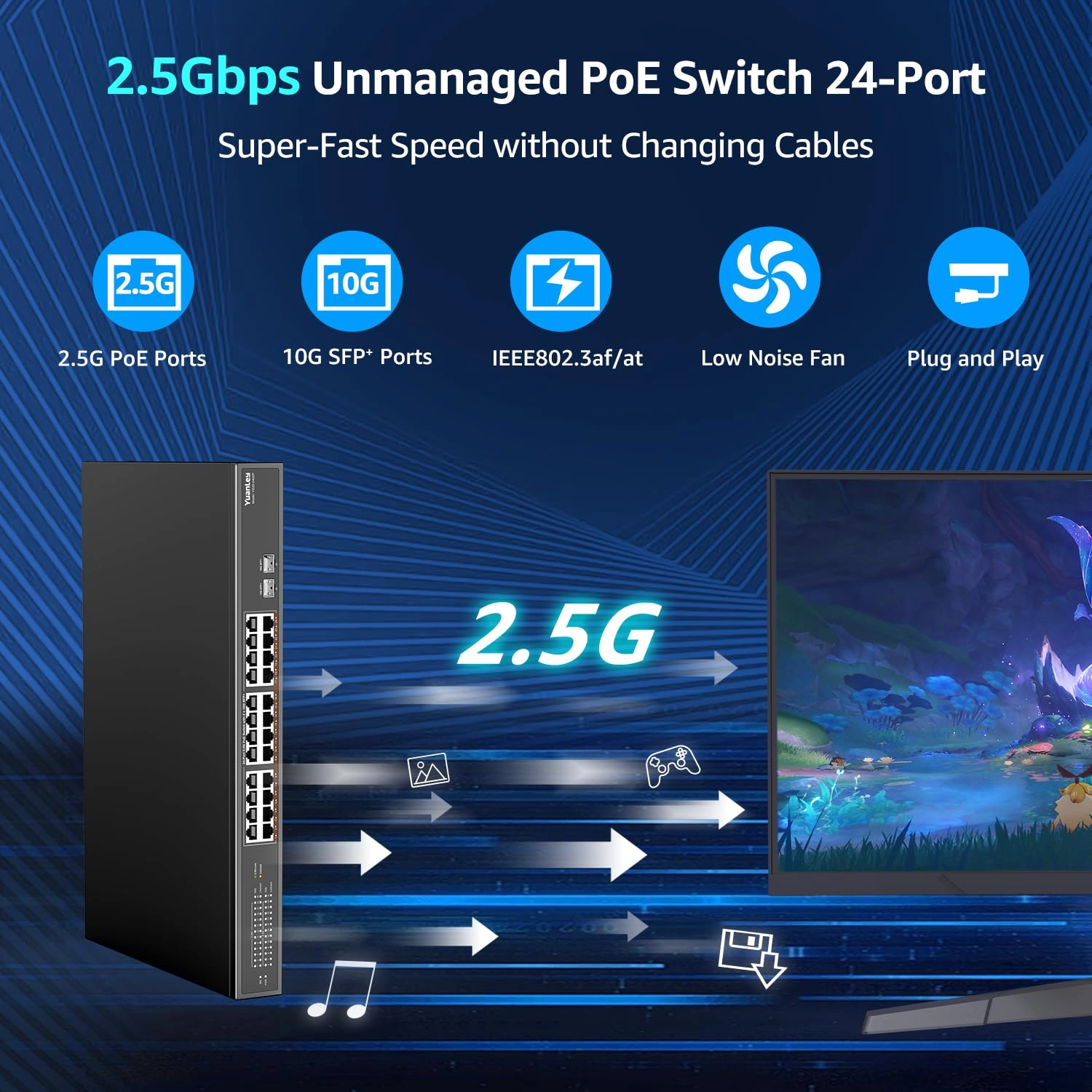 Ethernet Switch 24-Ports
