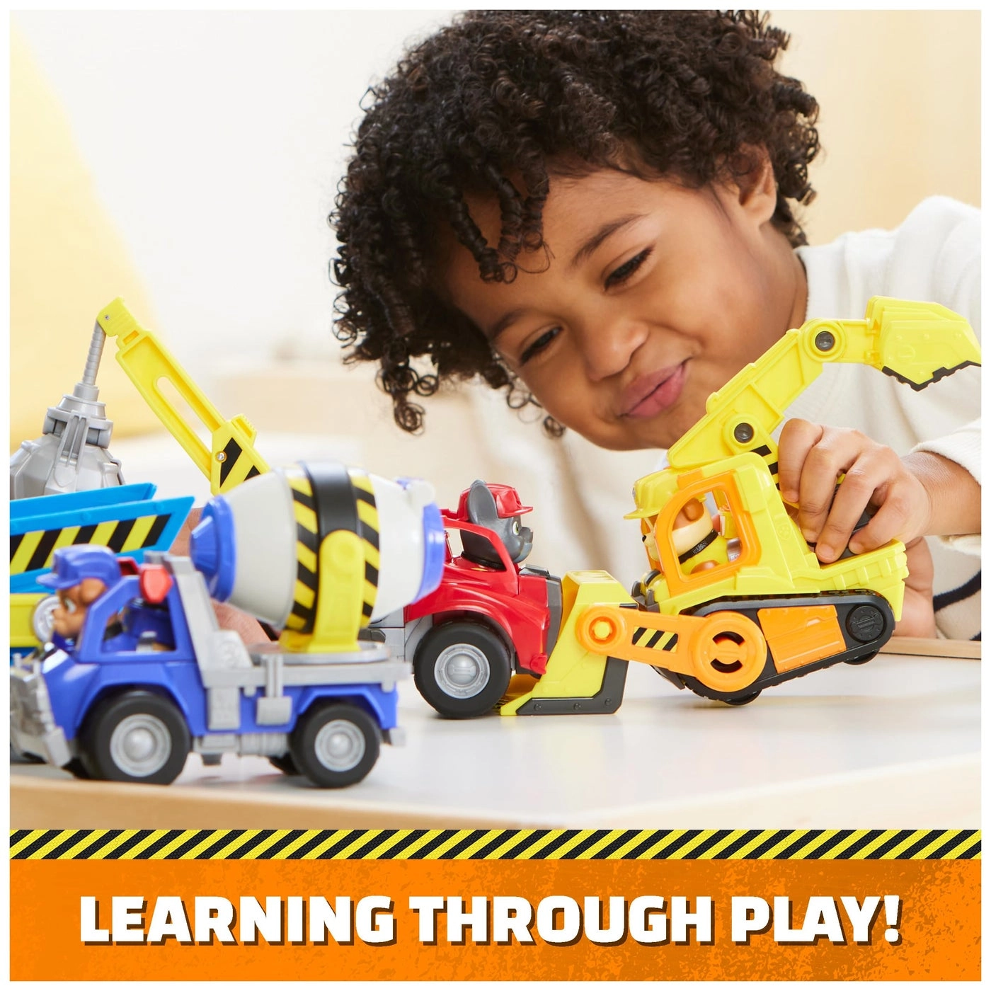 Mix’s Cement Mixer - Action Figure Rotating Drum