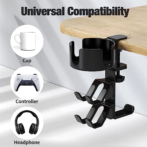360° Rotating Game Controller Headset Stand - Xbox series Playstation PS5 PS4 Nintendo Switch Steam Controller