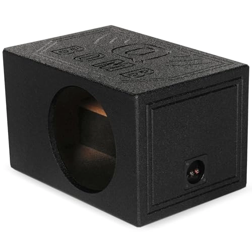 QPower Vented Chamber Subwoofer Box - 8-Inch