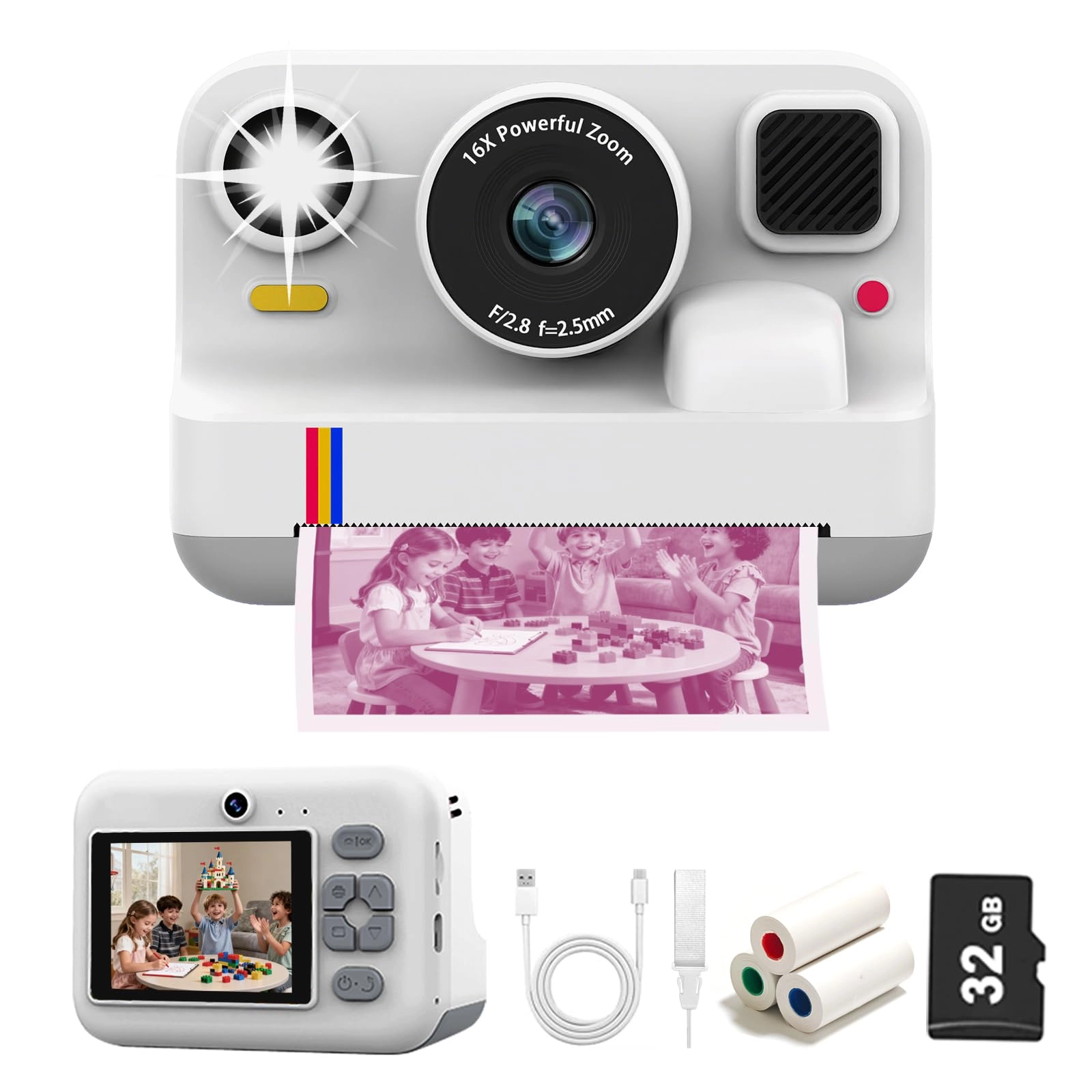 Kids Camera Instant Print