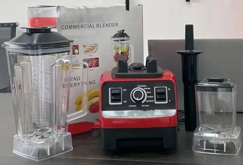 Heavy Duty Commercial Blender - 2-in-1 multifunction Stainless steel blades