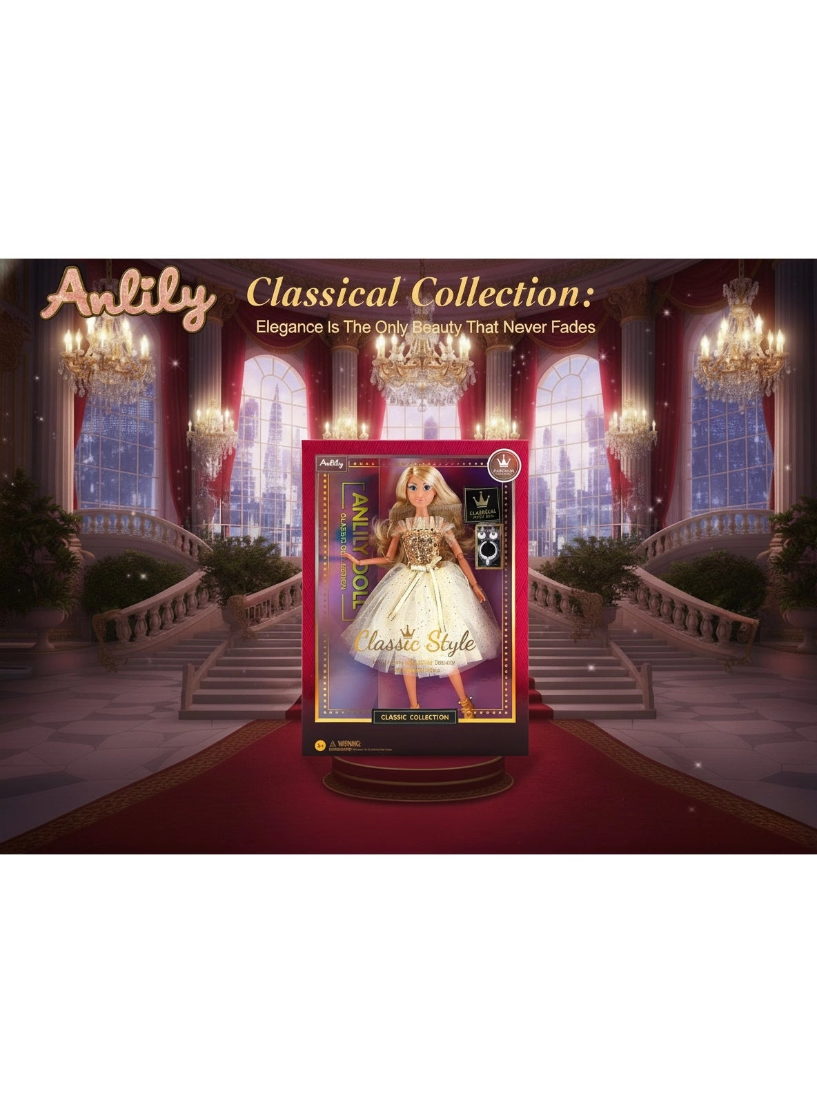 Anlily doll classic 3 - Girls Ages 3+