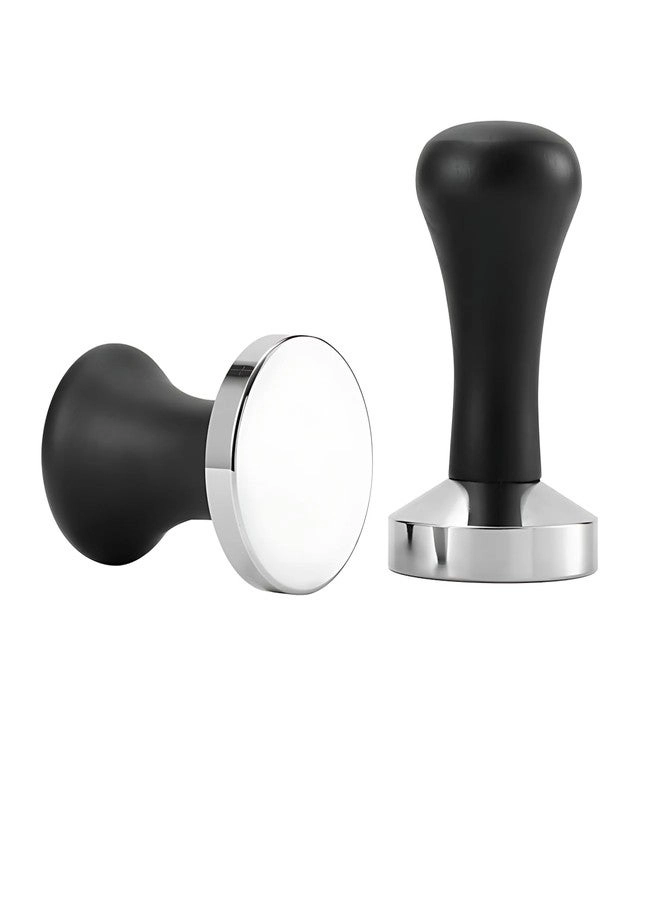 Espresso Tamper - 51mm Solid Wood Stainless steel