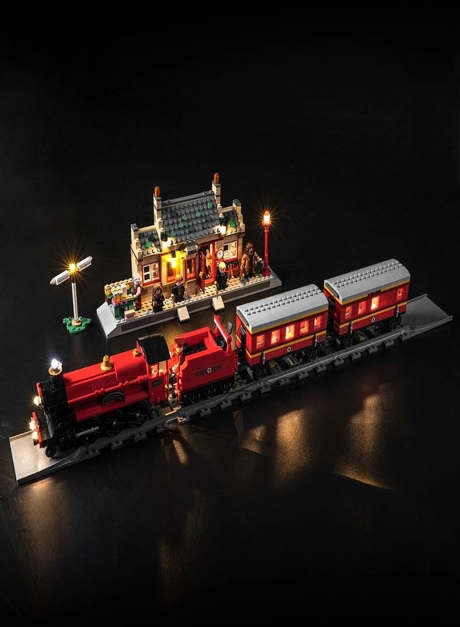 LED Light Kit - for LEGO H-ogwarts Express & Hogsmeade Station 76423 DIY Decor Lighting