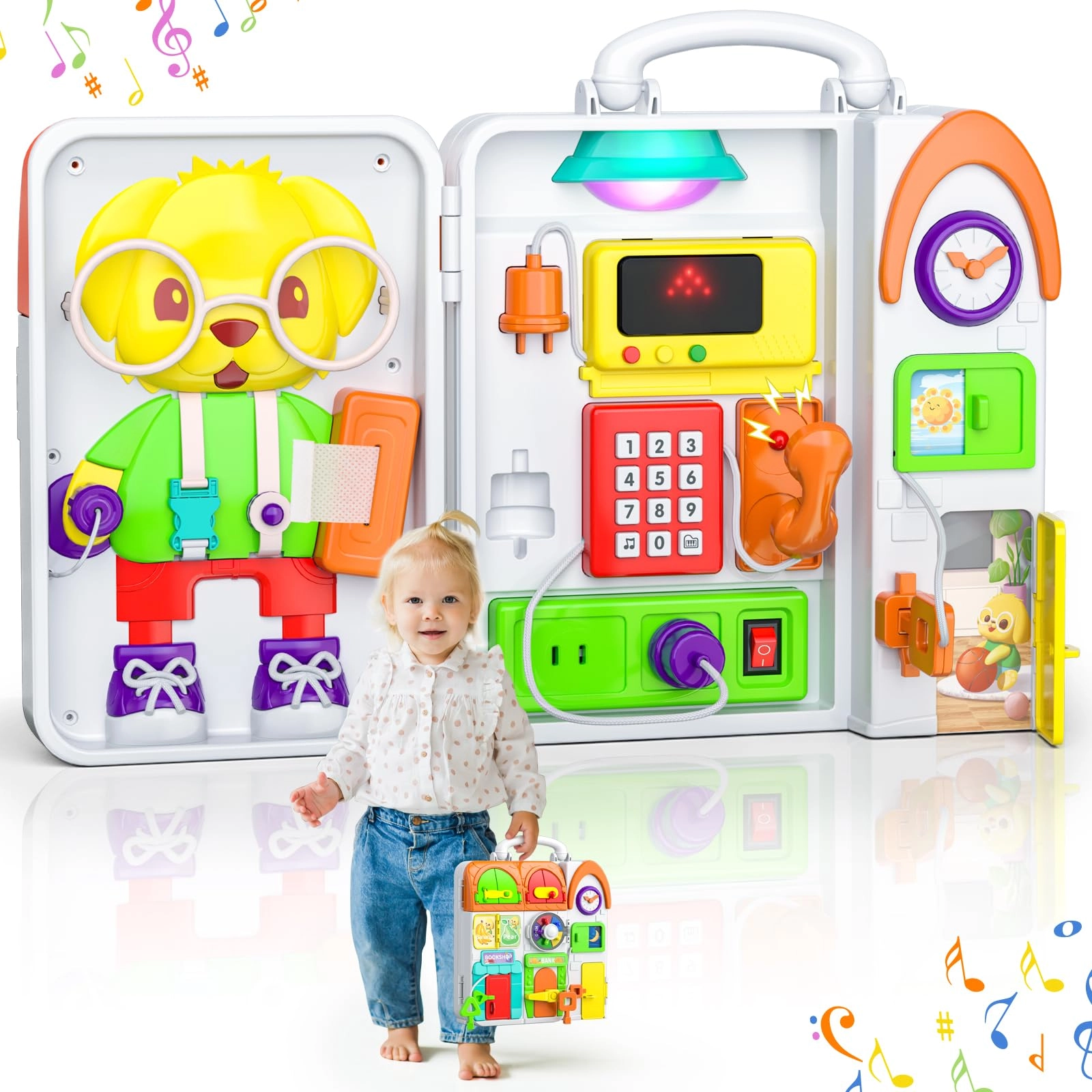 INNOSKY Busy Board Musical Toy - 12-18 Months