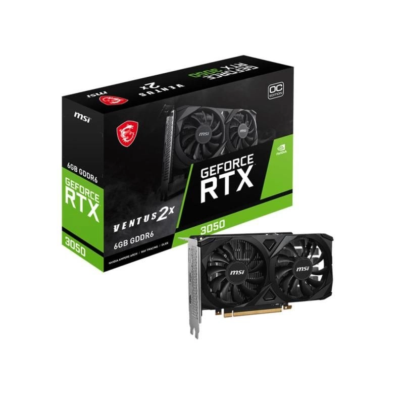 GeForce RTX 3050 Ventus 2X OC - 6GB