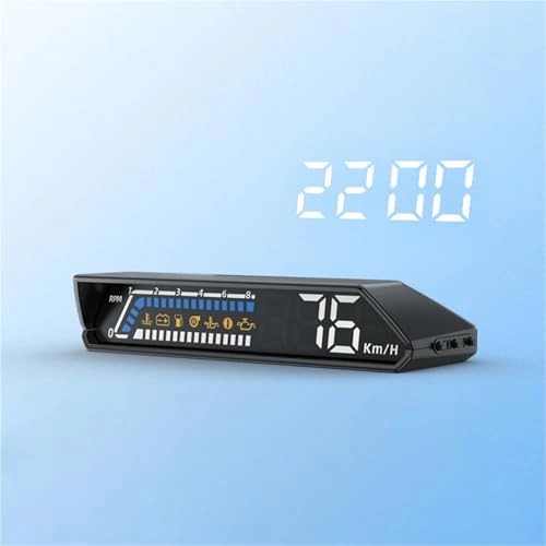Dual Screen Car Speedometer Digital HUD ODB - Style2