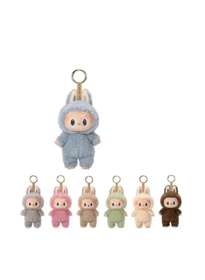 Labubu Plush Doll - 17cm Vinyl 3rd Generation Macaron 6-Pack