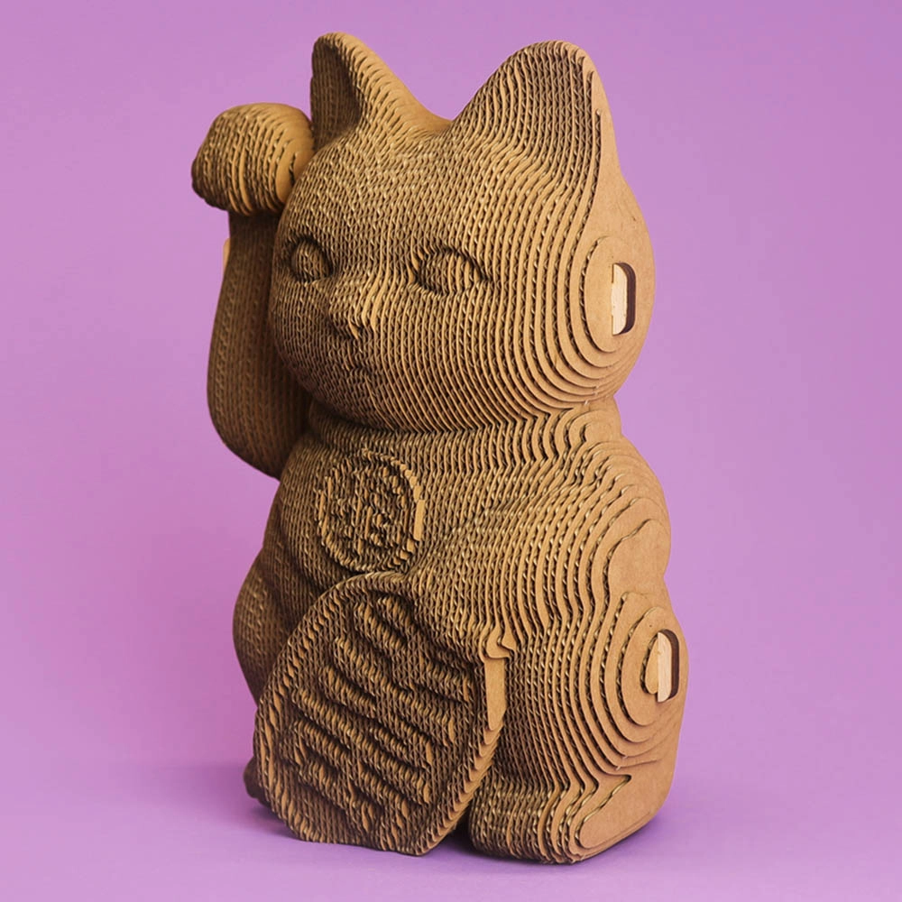 Lucky Cat 3D Puzzle (7529-CARTLUCK) - 93 pcs