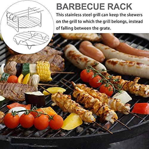 steaming rack - Stainless Steel 2pcs + grill rack