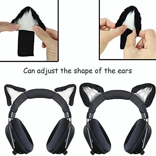 Cat Ears Headphone Attachment for Logitech G PRO HypreX Cloud/Cloud Flight - Adjustable