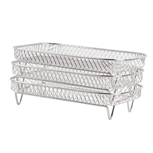 Three Stackable Rack - Stainless Steel 3 Pcs