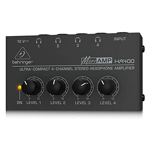 HA400 - Microamp 4 Channel Stereo Headphone Amplifier
