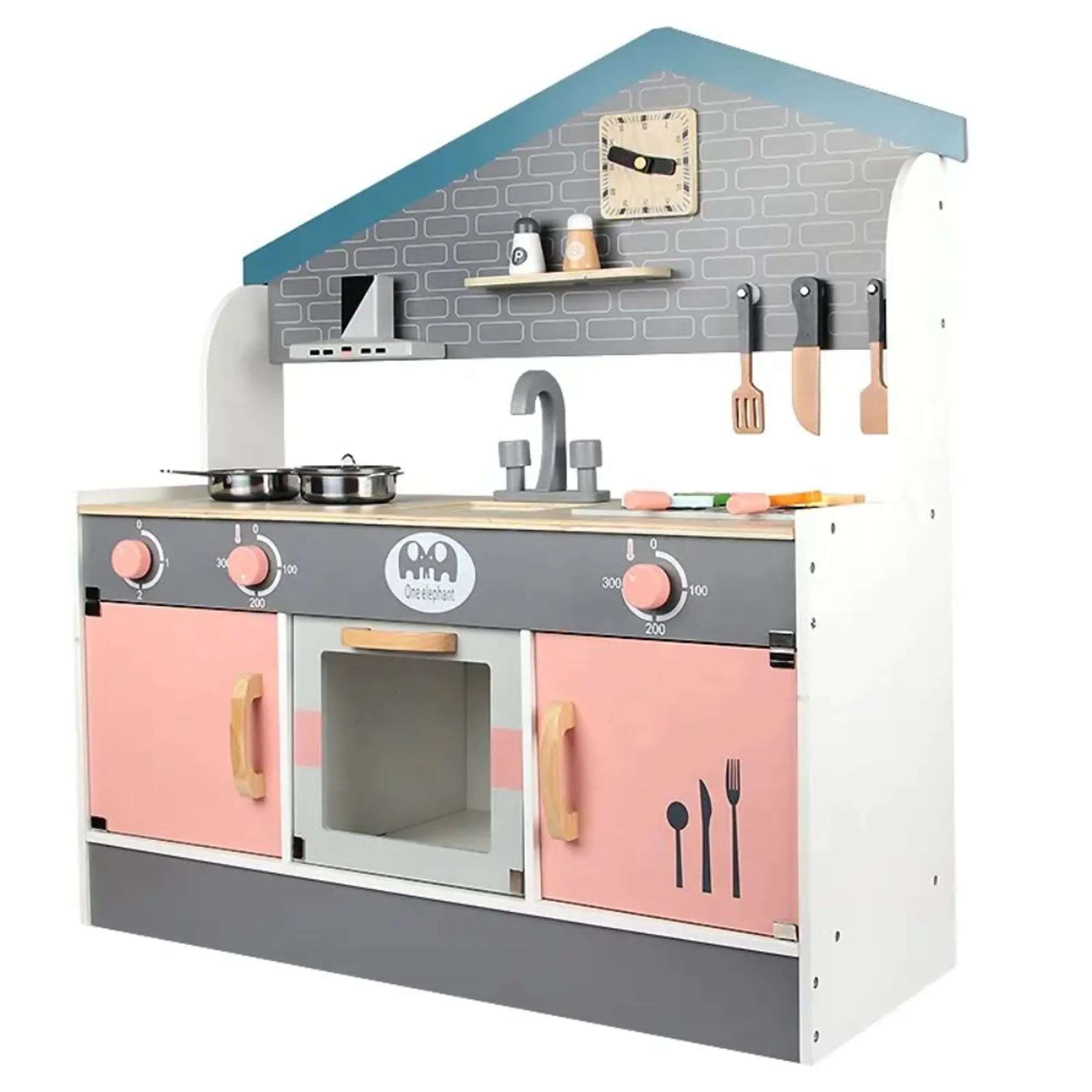 Kids Japanese Style Kitchen Wooden - Playset G (19188949-FT_MSN_21007)