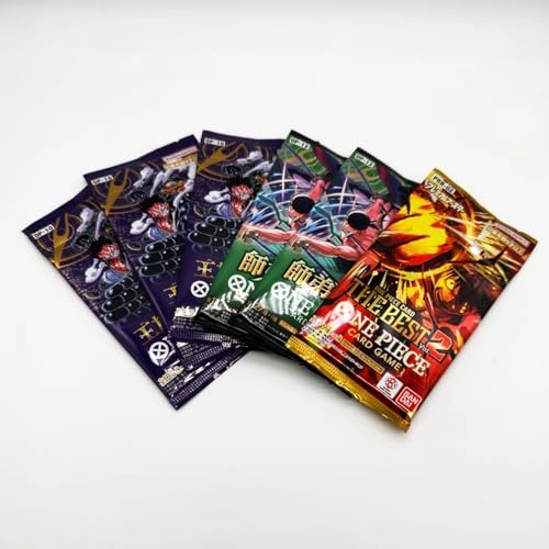 One Piece Card Game Booster Pack - 6 Sealed (OP-09/OP-10/OP-13) + Ultra Pro Card Sleeves - 100pcs