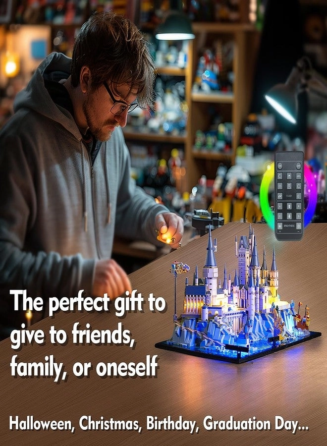 LED Lighting - Compatible with Lego Hogwarts Castle and Grounds 76419 Light Kit New RC Version