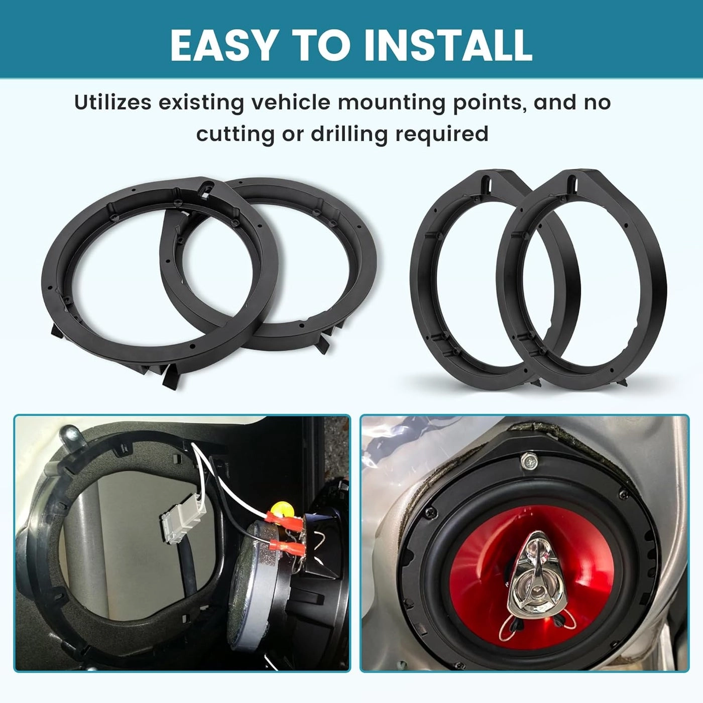 Speaker Adapter Bracket - 6.5 Inch