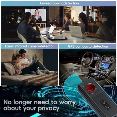 Hidden Spy Camera Detector - Portable RF/Wireless Signal Scanner