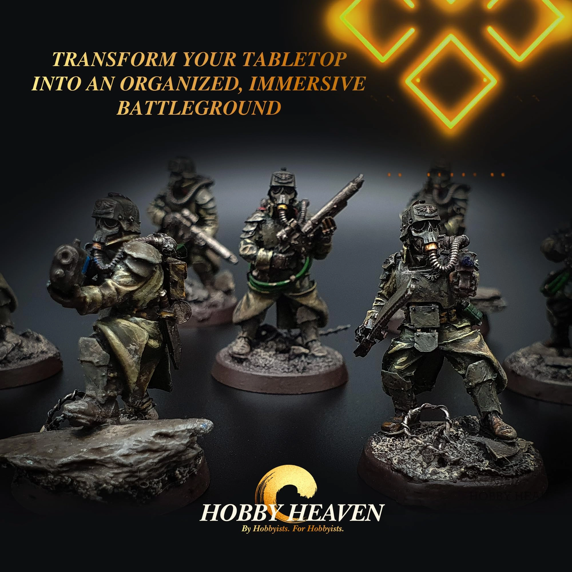 Round Plastic Wargaming Bases - 5 pcs