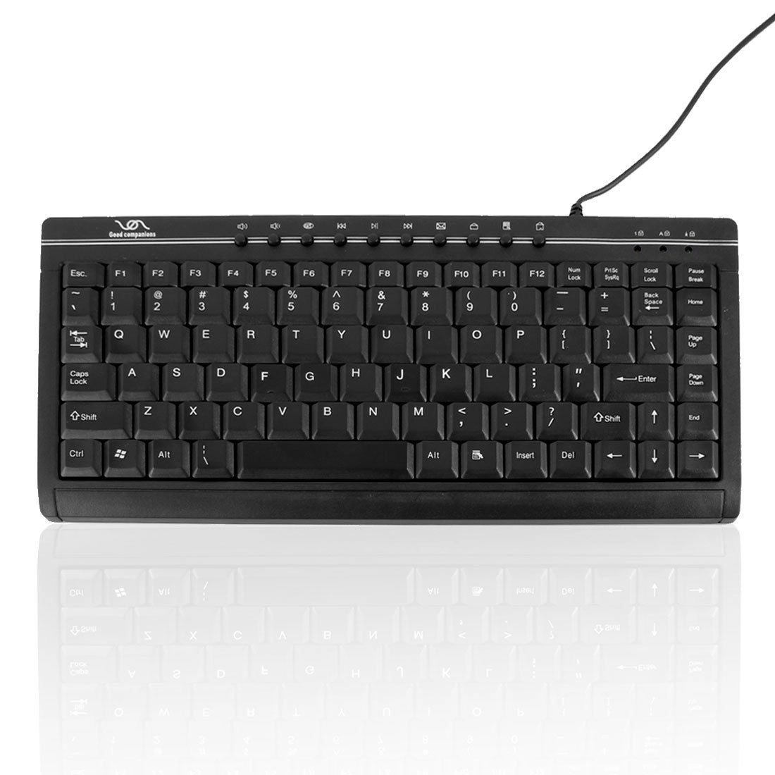 Multimedia Wired USB PC Keyboard - Wired
