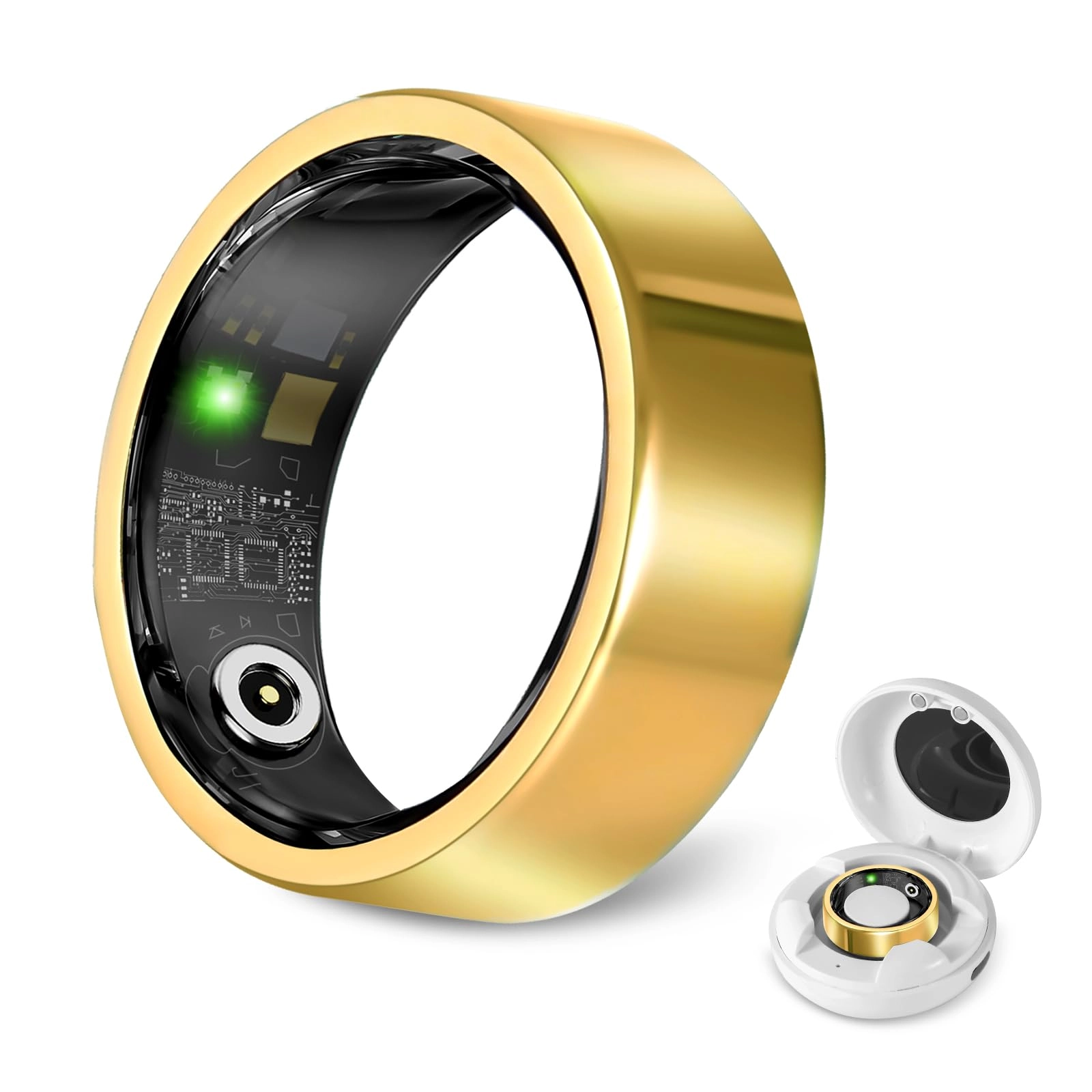 Foileon Smart Ring - Fitness Tracker Sleep Monitoring 10-Day Battery Life