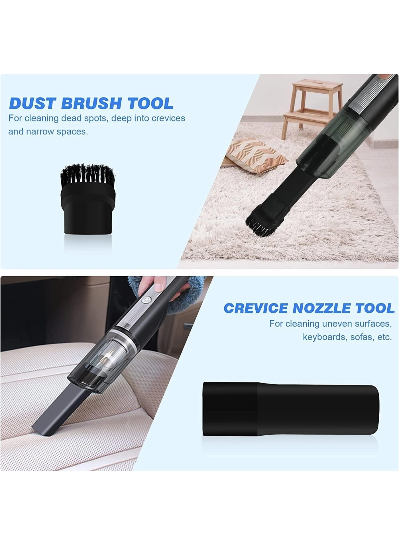 Car Vacuum Cleaner - Cordless 12000PA