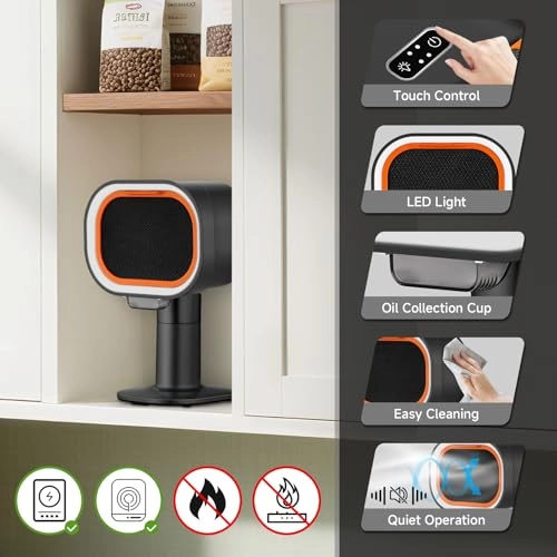 CE-ZM7001-BK - Portable Black 4-speed LED