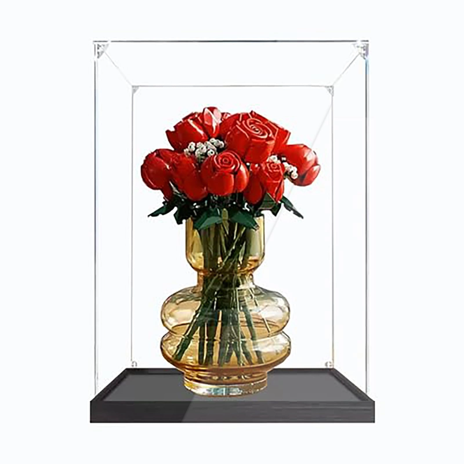 China Acrylic Display Case - 20 x 20 x 35 cm Black Base