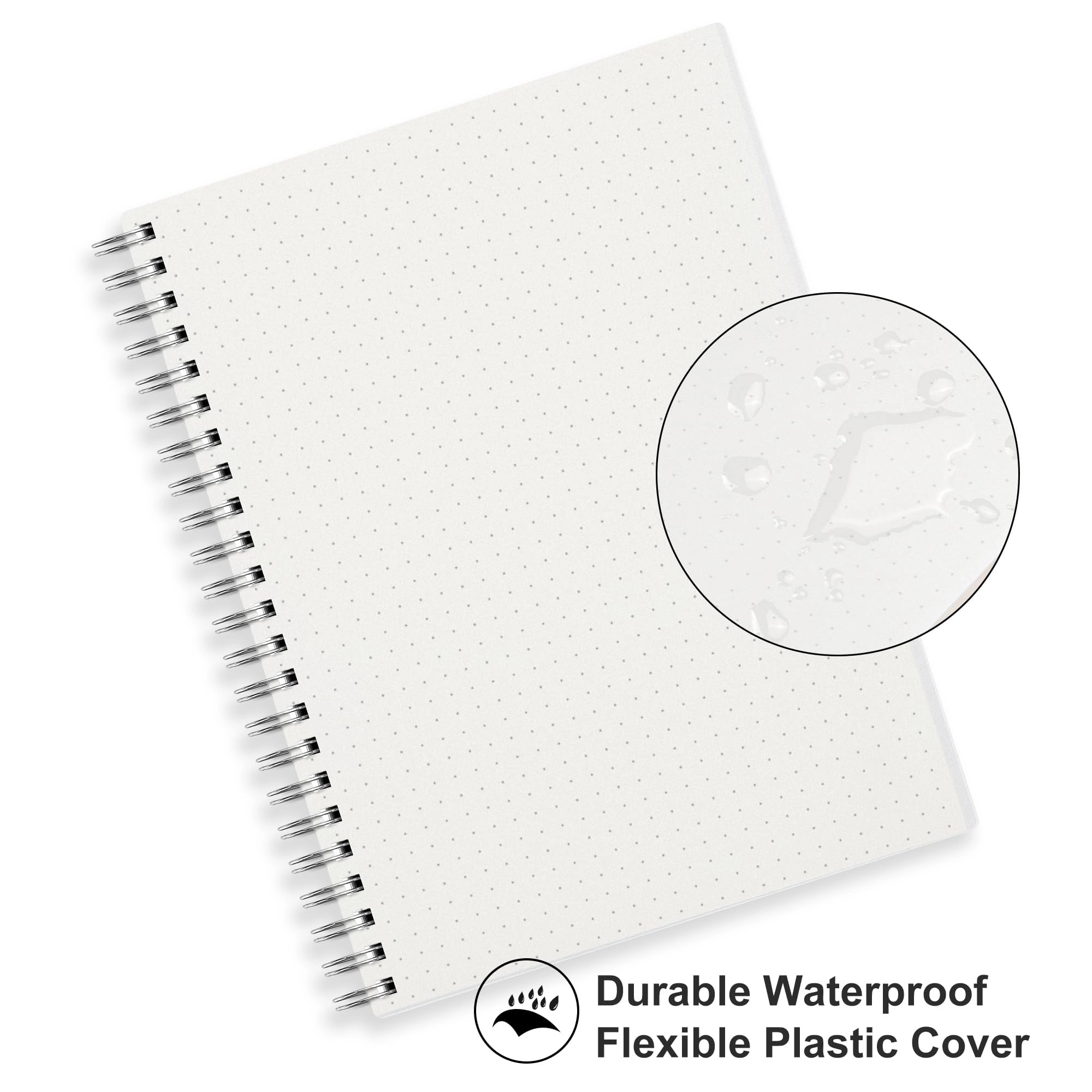 Dot Grid Notebook A5 Spiral - Dotted 80 Sheets