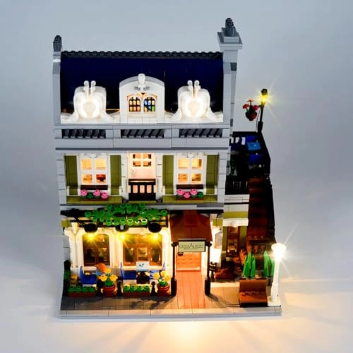 LED Lighting kit for Lego Parisian Restaurant (10243) - Multicolor Remote
