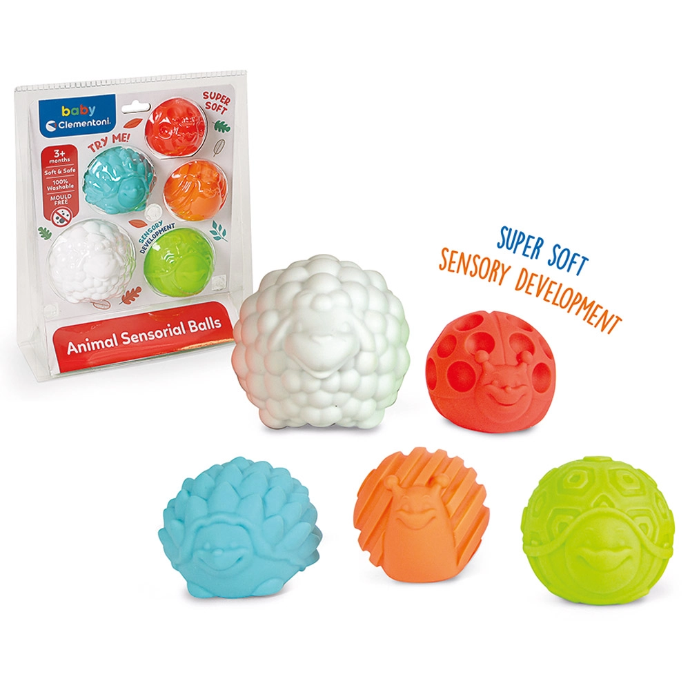 Baby Animal Sensory Balls - 3 Months 5 piece(s)