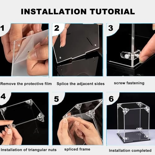 Acrylic Display Box for LEGO 10357 Sports Car Kit - 3mm thickness