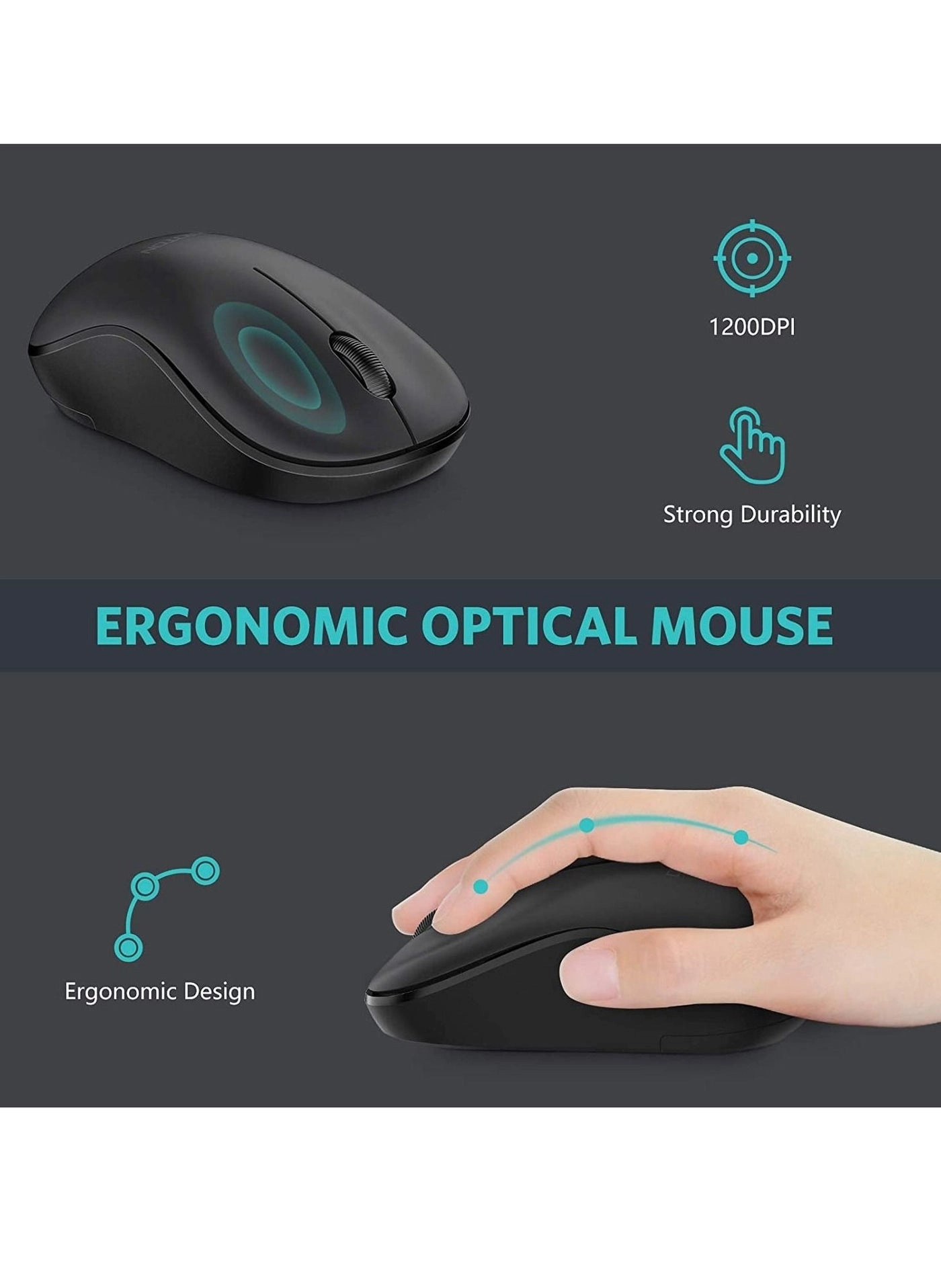 Dual Mode Bluetooth Mouse - Wireless