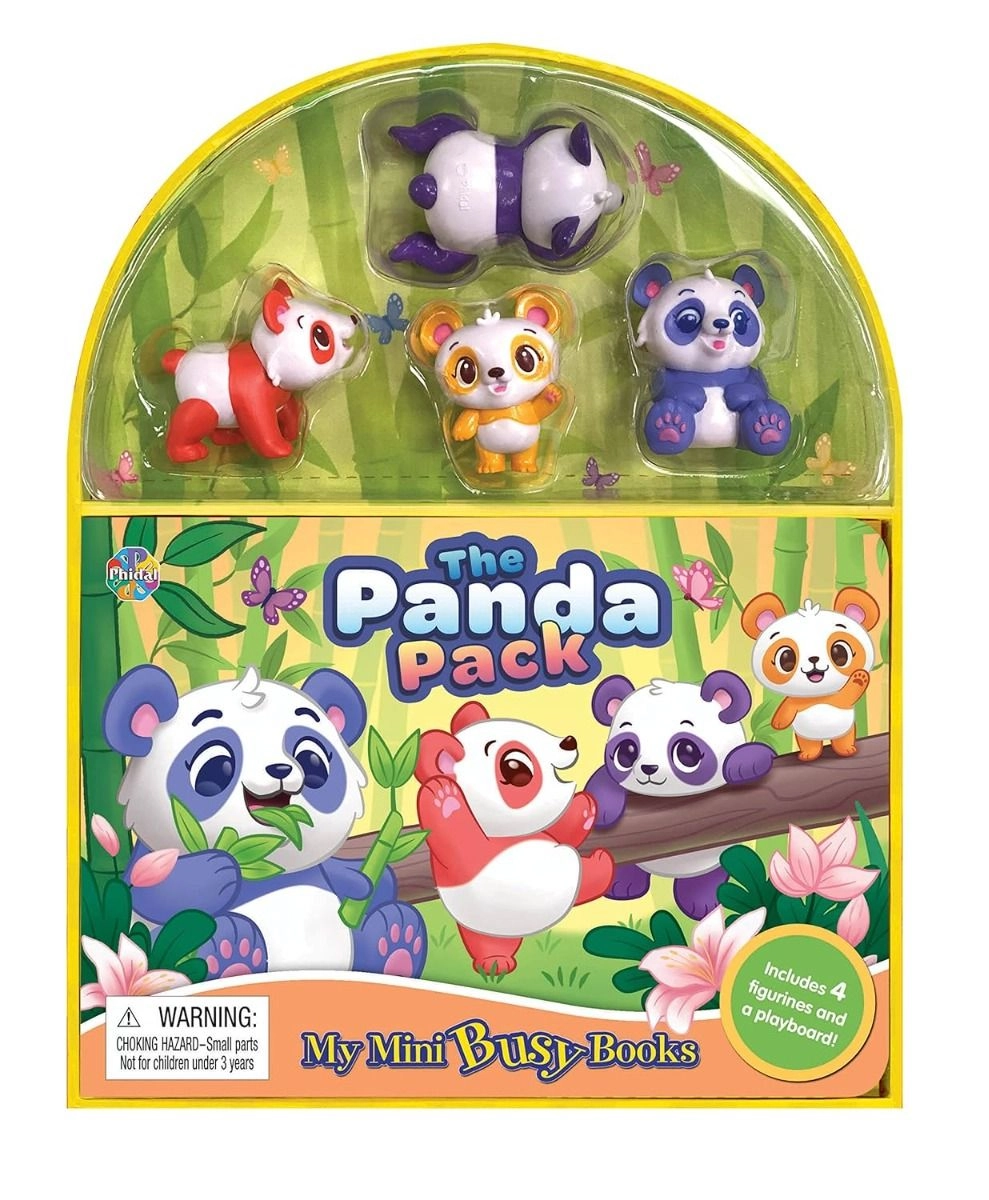 Phidal Playful Pandas My Mini Busy Book - 3 +