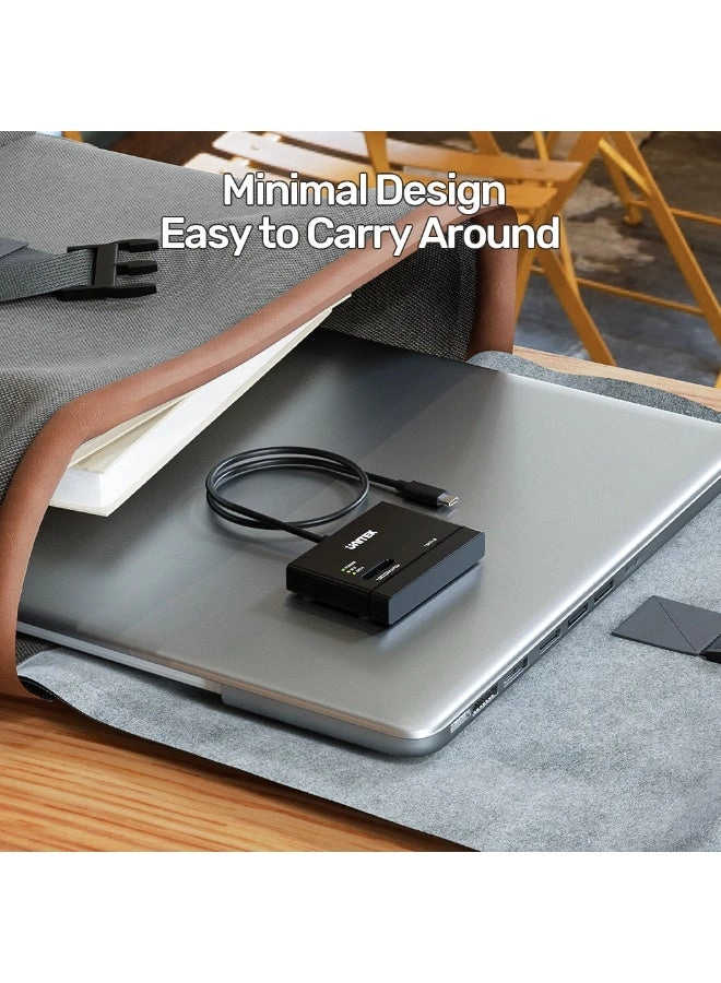 NVMe M.2 SSD & 2.5”/3.5” SATA HDD Docking Station - Dual Drive Support