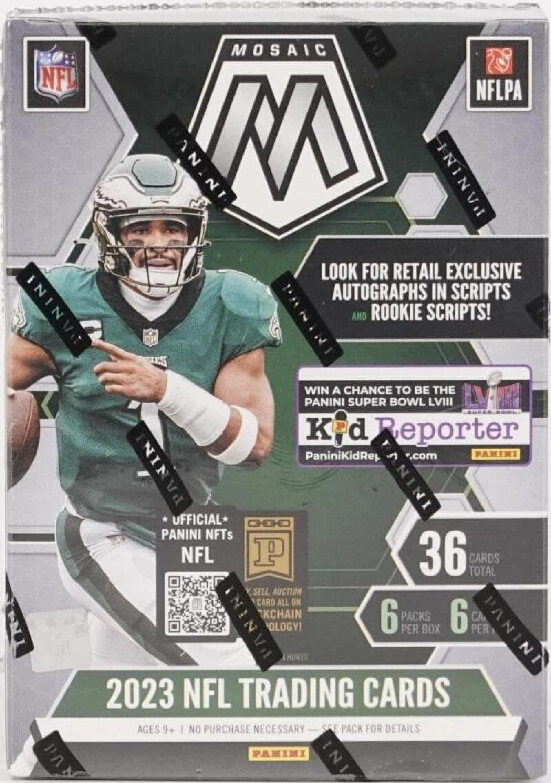 Panini Mosaic Football Trading Card Blaster Box - 36 Cards