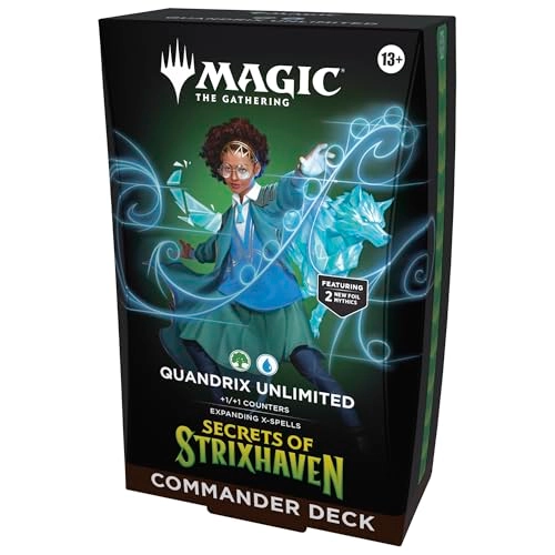 Magic: The Gathering Secrets of Strixhaven - Quandrix Unlimited - Commander Deck 100 cards