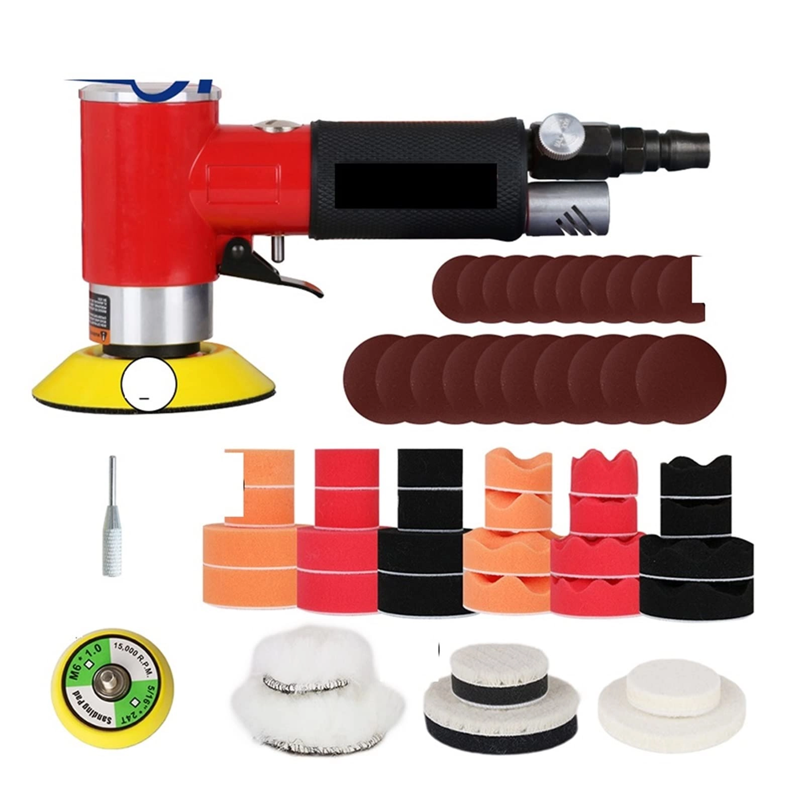SOSSEG Car Buffer Polisher - 2/3 Inch Pneumatic