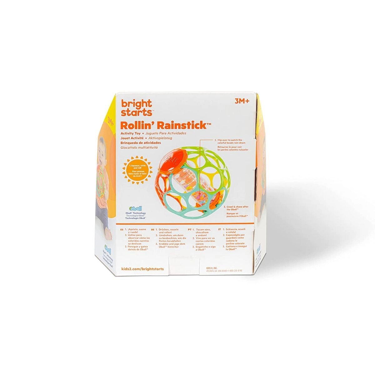 Rollin Rainstick Rattle - 3 months