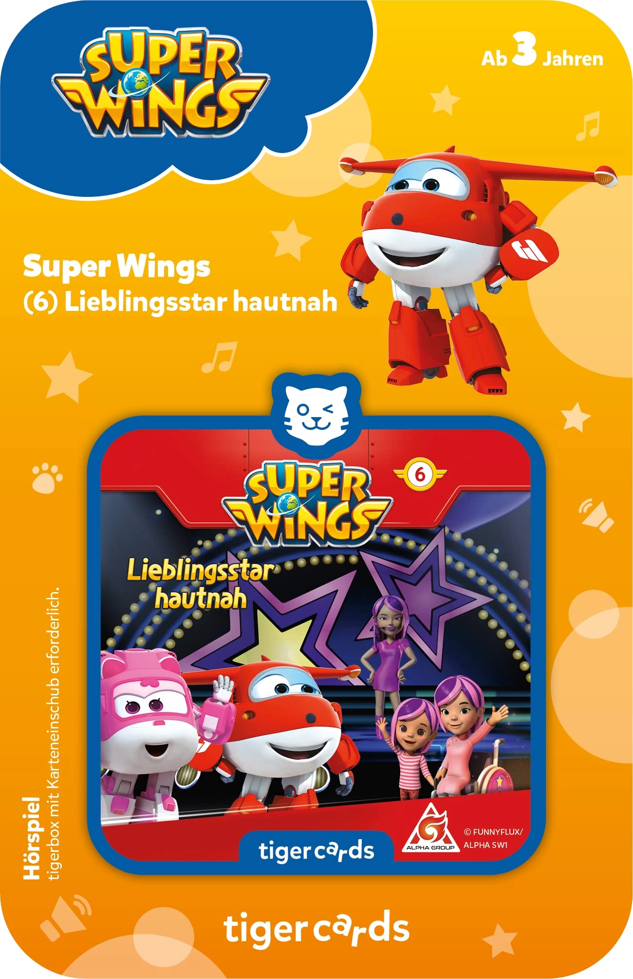 Tiger Media Deutschland tigercard Super Wings Musical Toy - 3 to 10 years