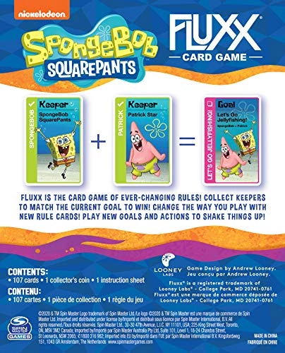 Spongebob Fluxx: Bikini Bottom Adventure - Card Game