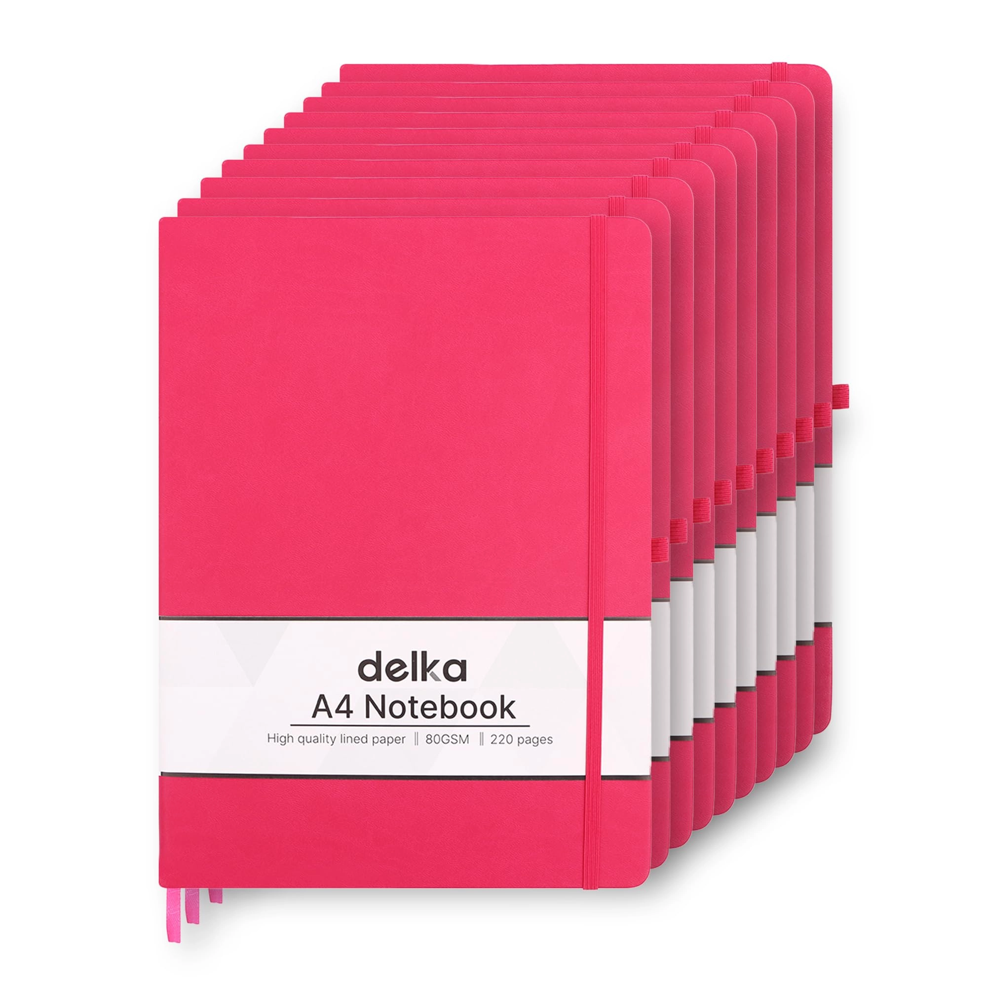 A4 Notebook A4 Hardcover - Lined 80 Sheets
