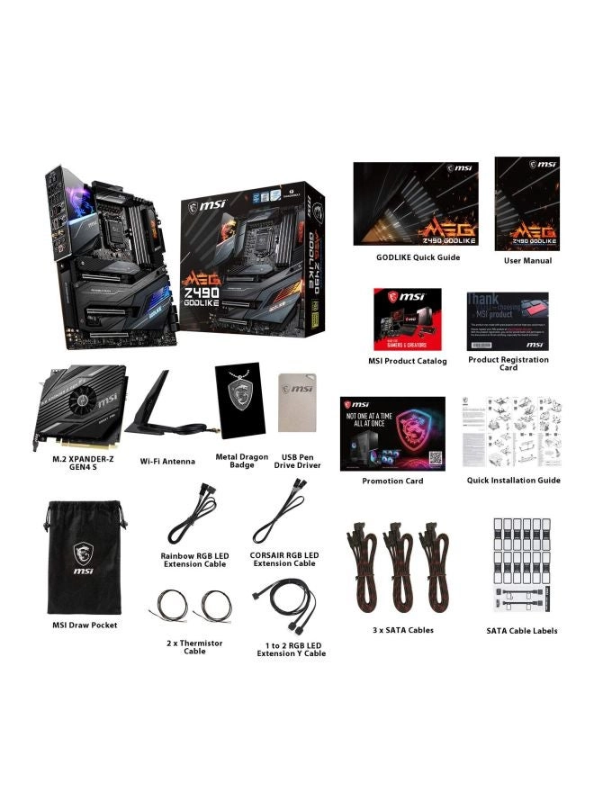 MEG Z490 GODLIKE - Black