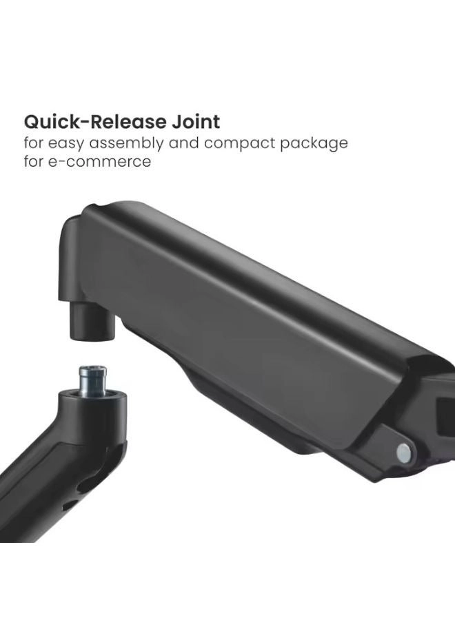 Full Motion Monitor Arm - Single Arm 17-32 inch 75x75mm/100x100mm