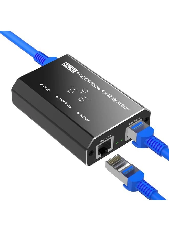 Aoyvsktv PoE Splitter - 30W 2 Port 802.3at/af Gigabit