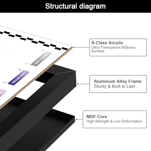 Wall Display Board & Desktop Showcase - 1 pcs