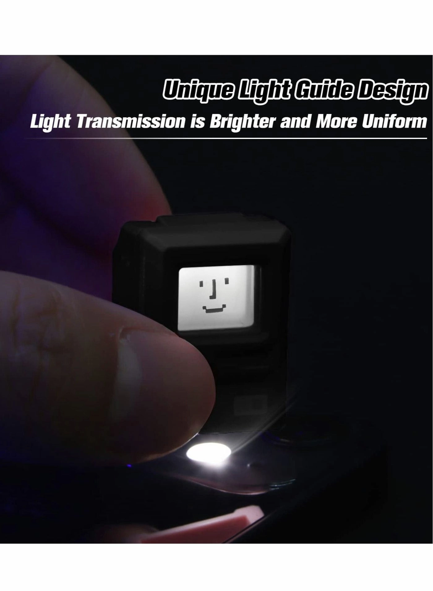 Custom Keycaps - Magnetic Light-transmitting Black GK61 GK64