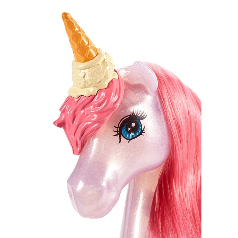 Barbie Dreamtopia Magical Lights Unicorn - Rainbow Mane Lights & Sounds Ages 3+